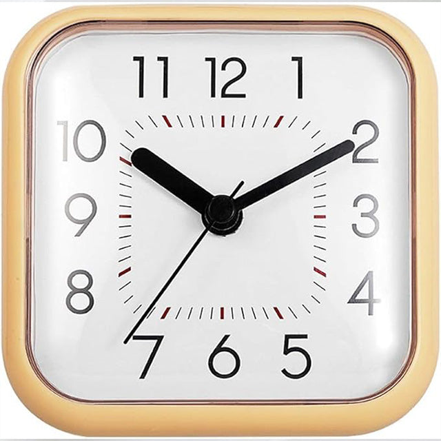 Waterproof Shower Clock – Silent Wall Clock with Suction Cup for Bathroom & Kitchen