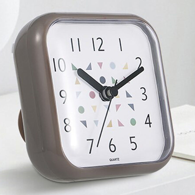 Waterproof Shower Clock – Silent Wall Clock with Suction Cup for Bathroom & Kitchen