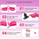 Weighted Smart Hula Hoop – Adjustable 28-Knot Waist Trainer for Fitness & Weight Loss