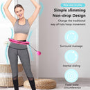 Weighted Smart Hula Hoop – Adjustable 28-Knot Waist Trainer for Fitness & Weight Loss
