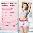 Weighted Smart Hula Hoop – Adjustable 28-Knot Waist Trainer for Fitness & Weight Loss