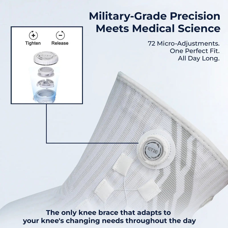 Adjustable Knee Pads– Patellar Support with Stabilization Bands & 4-Way Compression