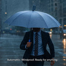 Windproof Folding Umbrella – Reinforced Frame Auto Open/Close Buckle Handle