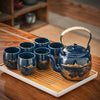 Japanese Style Ceramic Handle Tea Set