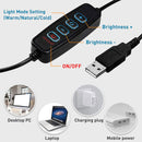 6 Inch LED Ring Light – 3 Modes for Makeup Streaming Photography