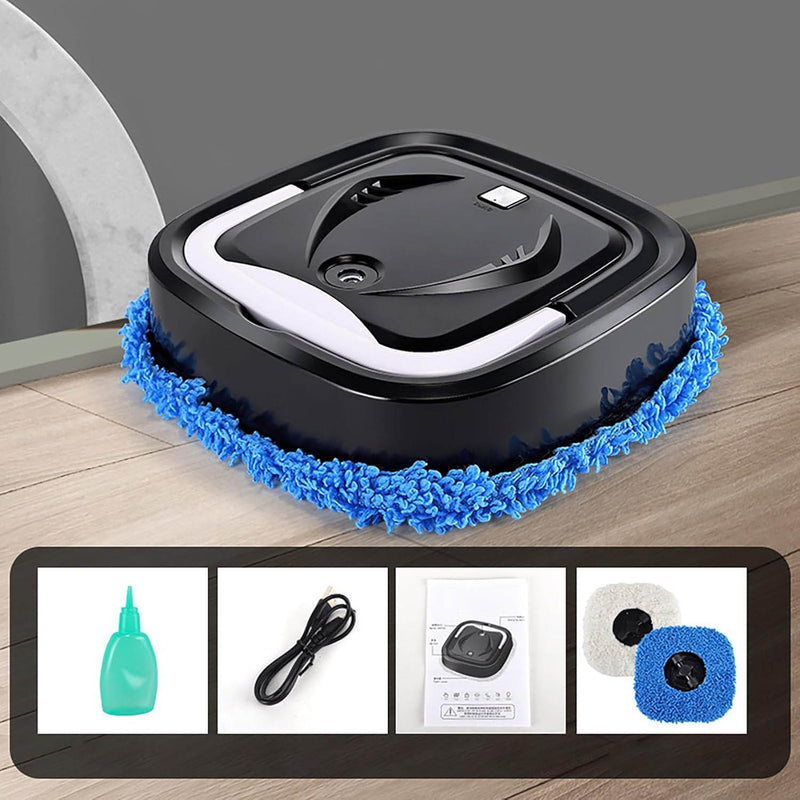 Smart Robot Mop – Automatic Rechargeable Vacuum Wet & Dry Floor Cleaner