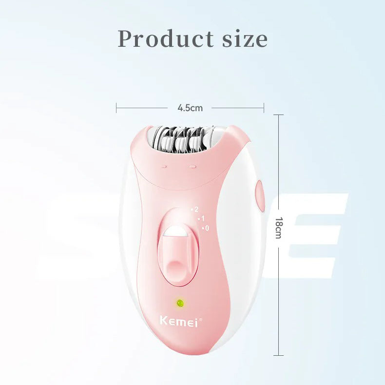 Electric Women's Epilator – Facial & Body Hair Remover for Bikini Legs Arms