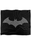 Batman Hush Logo Super Soft Throw Blanket – Silky Touch Front & Sherpa Back