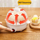 Electric Food Steamer – Poacher with Auto Shut-Off Multi-Functional Egg Cooker