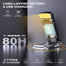 Rechargeable LED Book Light – USB Clip-On Lamp for Bookmark  Reading Desk & Travel
