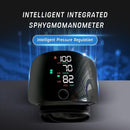 Rechargeable Wrist Blood Pressure Monitor – Digital BP Meter with Smart Touch LED Display
