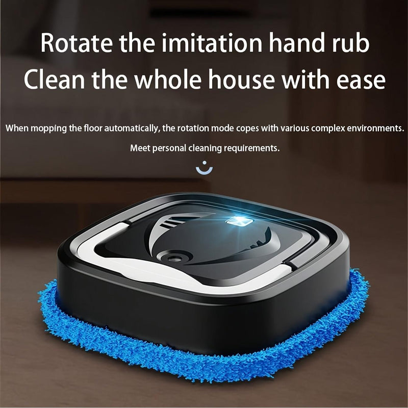 Smart Robot Mop – Automatic Rechargeable Vacuum Wet & Dry Floor Cleaner