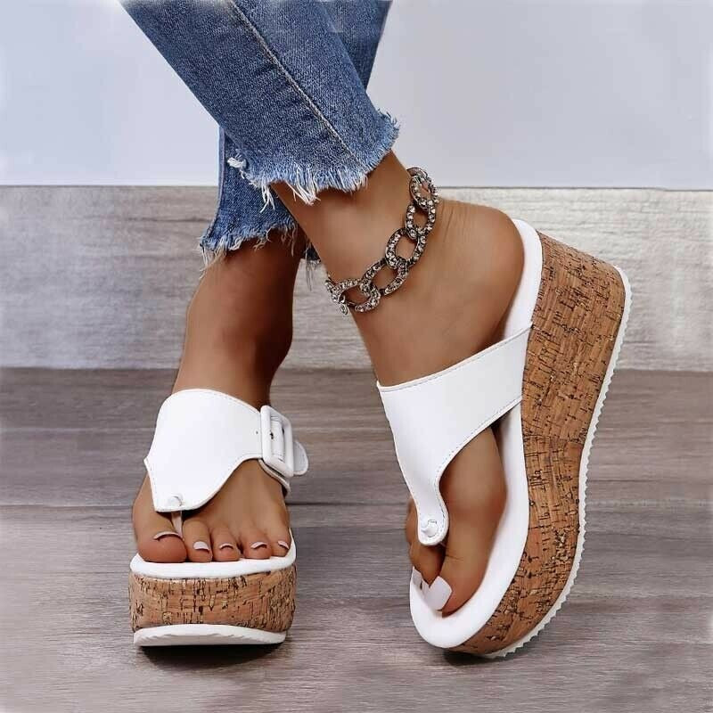Women's Dressy Casual Sandals – Orthopedic Comfy Block Heel Peep Toe Anti-Slip