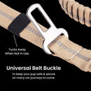 Heavy-Duty Tactical Dog Lead– 1.2–1.8m Shock-Absorbing Bungee with Dual Handles & Metal Clip