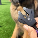 Heavy-Duty Tactical Dog Lead– 1.2–1.8m Shock-Absorbing Bungee with Dual Handles & Metal Clip