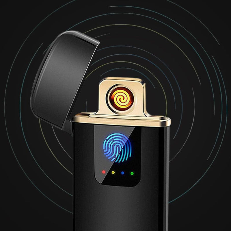 Smart USB Rechargeable Lighter – Touch Ignition & Windproof Design
