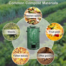 Garden Compost Bin –  Reusable Compost Bag with Lid