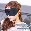 Smart Eye Massager & Sleep Mask – 3D Heated Eye Mask with Vibration