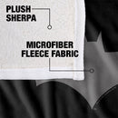 Batman Hush Logo Super Soft Throw Blanket – Silky Touch Front & Sherpa Back