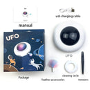 Smart Electric UFO Cat Toy – Interactive Automatic Feather & Spring Turntable Toy