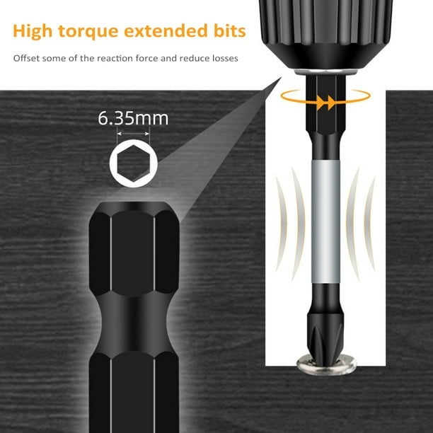 Drill Bit Set 24 pcs with Screwdriver– Titanium Coated for Metal Wood & Plastic with Toolbox Case