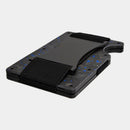 Minimalist Metal Wallet with Money Clip - Forged Carbon RFID Card Holder