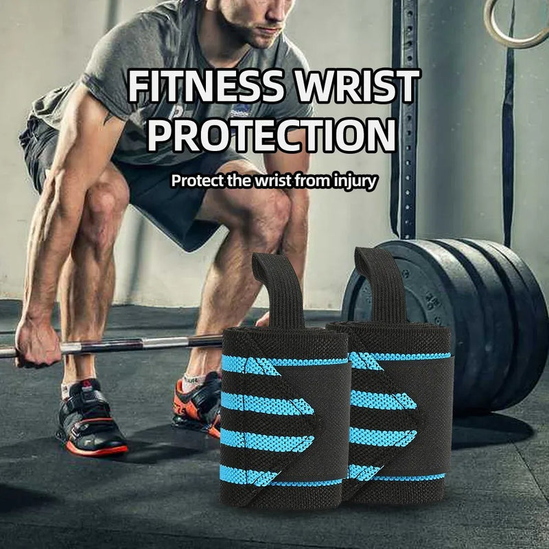 Compression Wrist Wraps – Elastic Wrist Support Brace for Weightlifting Pack of 2