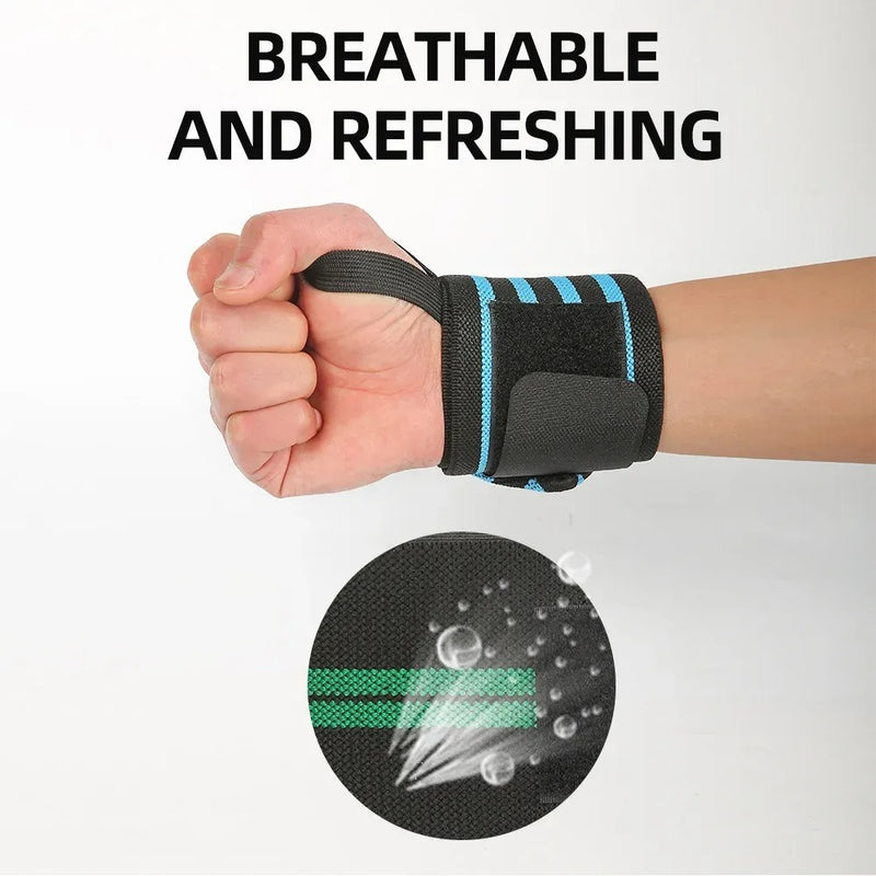 Compression Wrist Wraps – Elastic Wrist Support Brace for Weightlifting Pack of 2