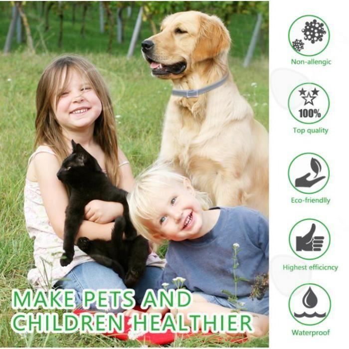 Natural Flea & Tick Collar for Cats & Dogs – Adjustable and Waterproof