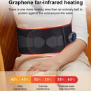 Cordless Heated Back Massager Belt – Heating Pad for Pain Relief and Waist Support Wrap