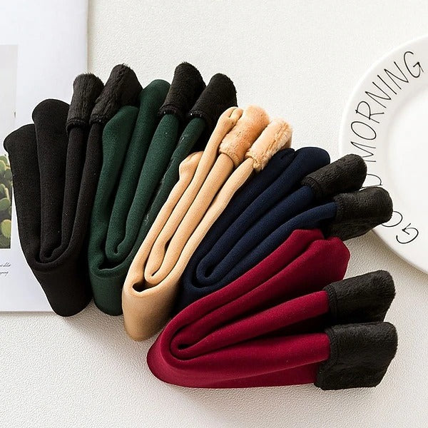 Women’s Fleece Thermal Socks – Warm Non-Slip Slipper Socks for Winter