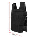 Adjustable Weighted Vest – Fitness Training Gear for Running & Workouts Lightweight Vest 8 to 30 kg Capacity