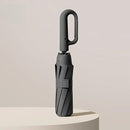 Windproof Folding Umbrella – Reinforced Frame Auto Open/Close Buckle Handle