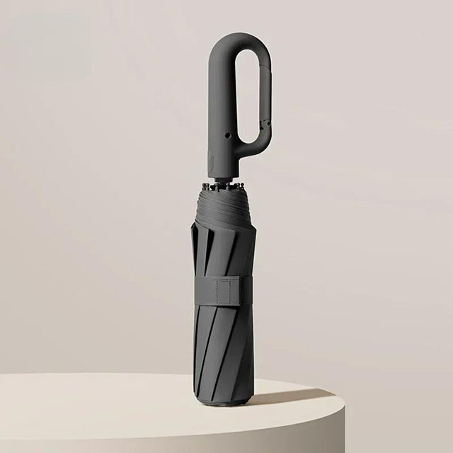 Windproof Folding Umbrella – Reinforced Frame Auto Open/Close Buckle Handle