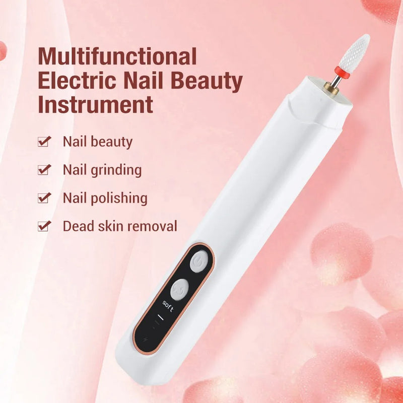 Electric Nail File – 15 000RPM Manicure Set with 6 Bits