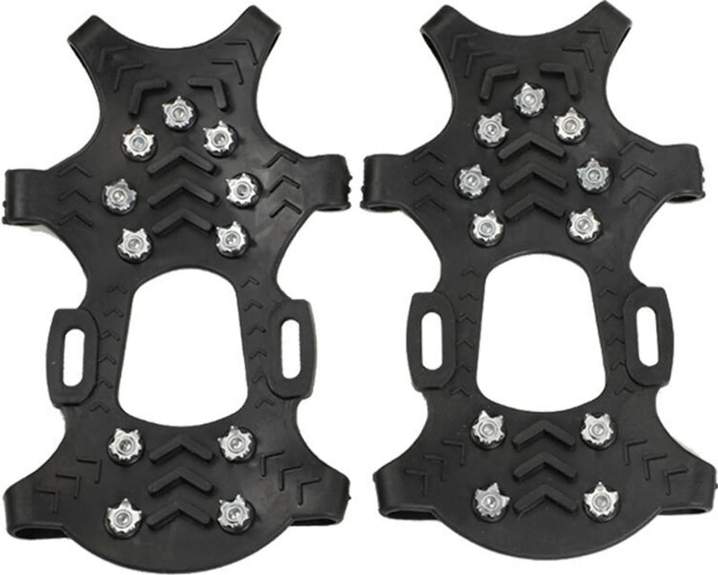 Non Slip Crampons – Stretch Slip On Design with 11 Teeth for Snow & Ice