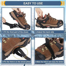 Non Slip Crampons – Stretch Slip On Design with 11 Teeth for Snow & Ice