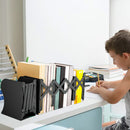 Adjustable Metal Bookshelf – Non-Slip Desk Organizer for Home or Office