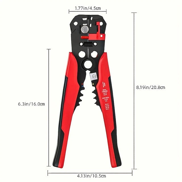 Automatic Wire Stripper & Cutter – Multi-Functional Tool for Stripping Cutting & Crimping