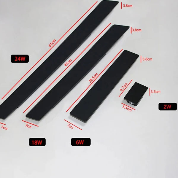 Minimalist Outdoor LED Wall Light – Waterproof Aluminum Wall Lamp