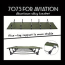 Portable Folding Camping Bed – Lightweight Travel Bed for Adults & Kids – Black