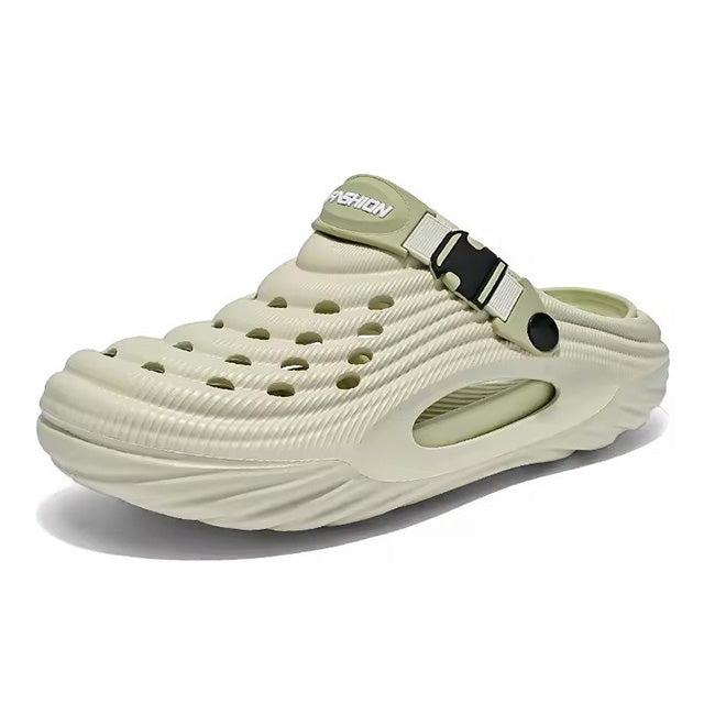 Breathable Clogs with Adjustable Heel Strap for Indoor and Outdoor Use