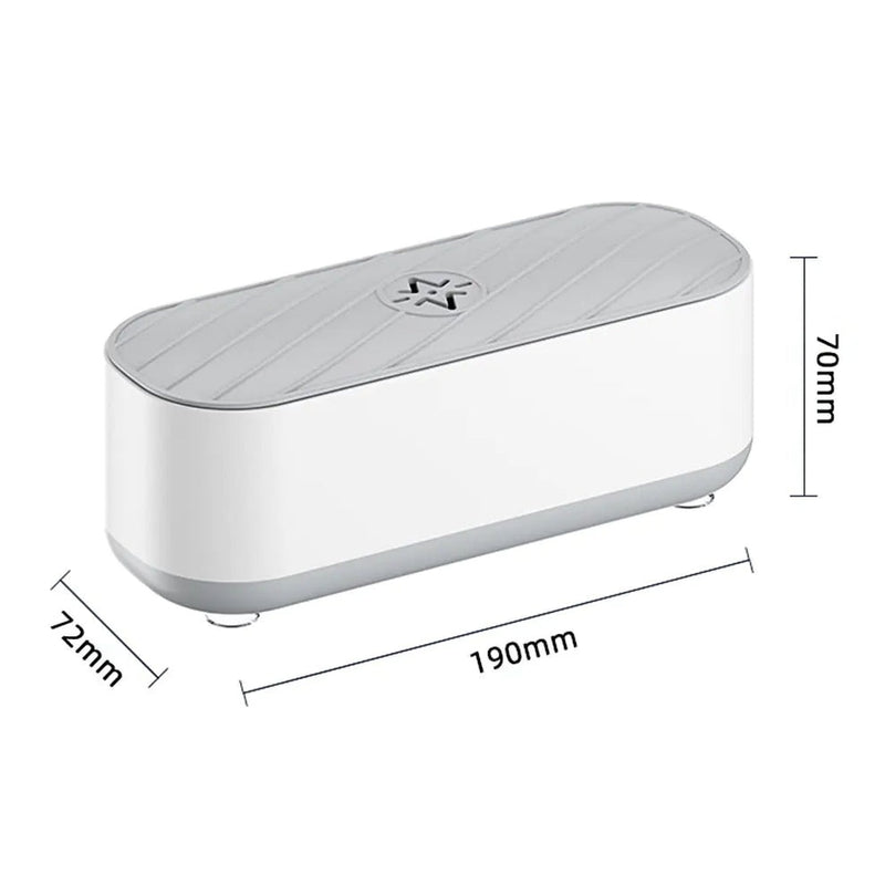 Portable Ultrasonic Cleaner – Rechargeable Low-Noise One-Button Cleaner for Glasses Watches & Accessories