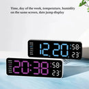Digital LED Wall Clock 9 inch – Alarm Calendar & Temperature Display for Home or Office