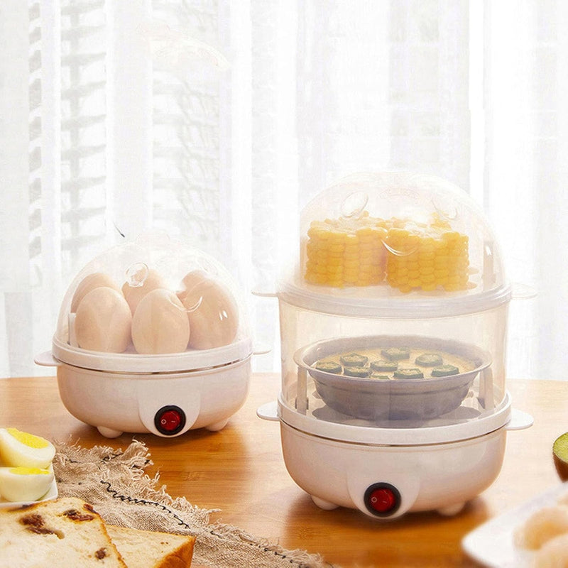 Electric Food Steamer – Poacher with Auto Shut-Off Multi-Functional Egg Cooker