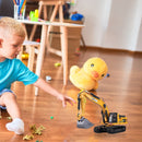 Die-Cast 1:40 Alloy Excavator Model – Premium Construction Vehicle with Movable Parts