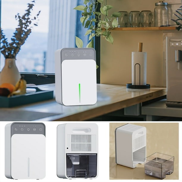 Compact Household Dehumidifier – Quiet with Multi-Color Atmosphere Light