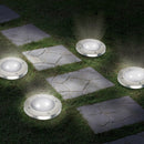 Solar LED Garden Lights – Set of 4 Outdoor Ground Lights