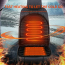 Universal Heated Car Seat Cushion – 12V Winter Seat Cover with Backrest Support
