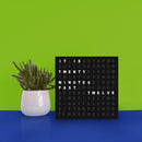 LED Word Clock – Stylish Modern Plug In Desk/Wall Clock